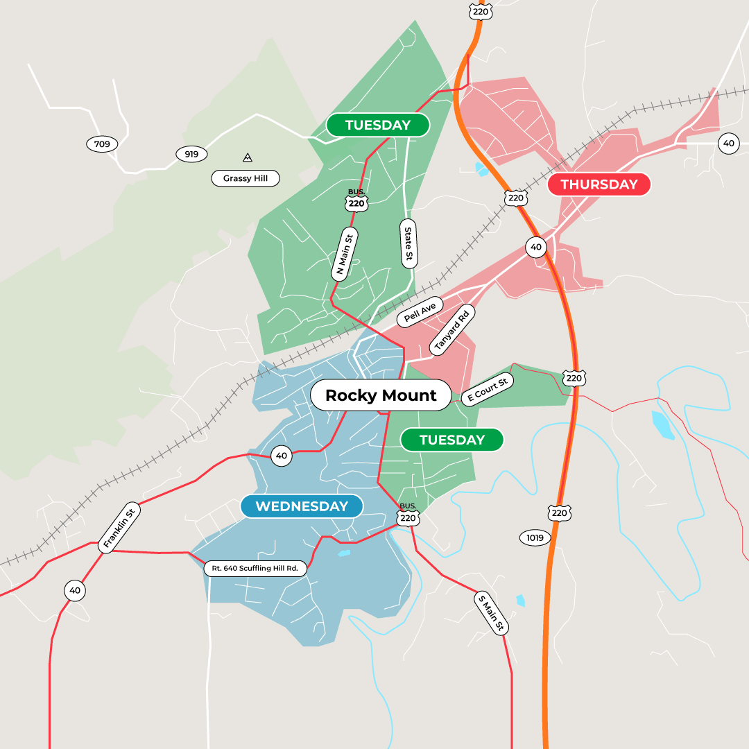 Solid Waste Collection Map